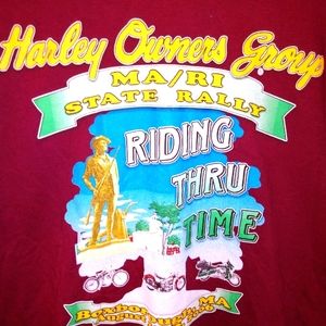 Harley Owners Group HOG 2006 MA RI Tee Shirt